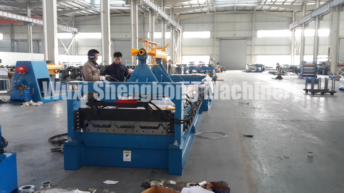 Pressure Floor Deck Roll Forming Machine Automatic For Making Floor Boards