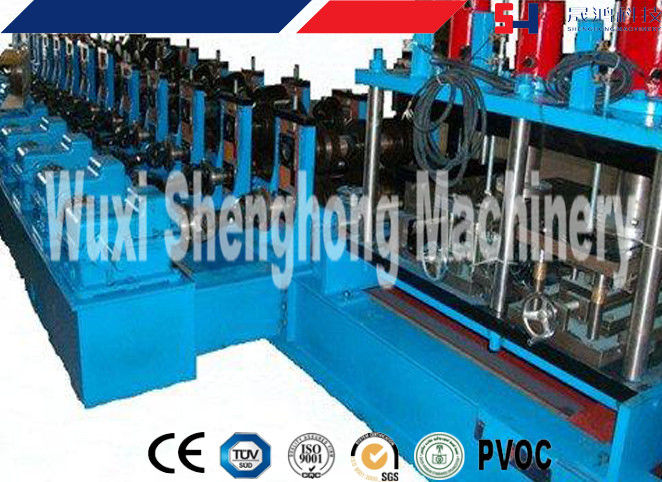 Cable Tray Cold Roll Forming Machine For Colored Galvanized Steel Sheet