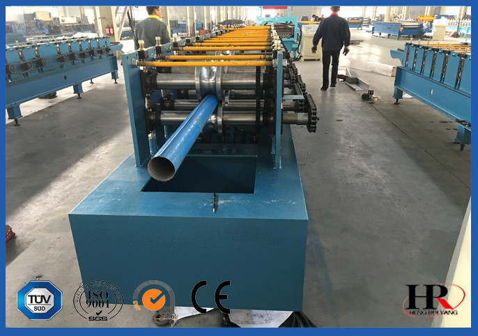 External Chain Drive Downspout Forming Machine Color Coated Steel Sheet
