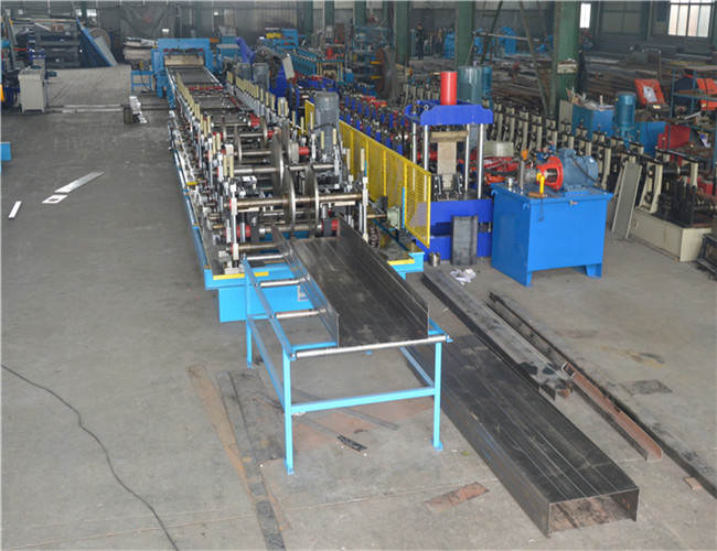 Perforated Cable Tray Manufacturing Machine , Roll Forming Equipment Low Noise