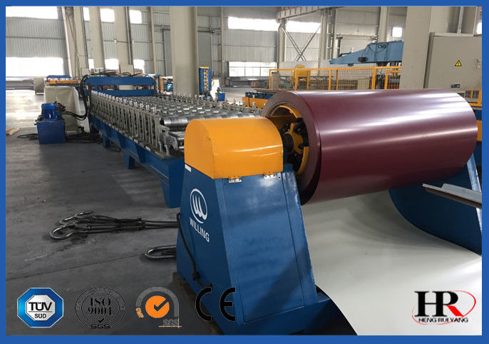 Blue Automatic Roof Tile Roll Forming Machine Anti Rust Roller